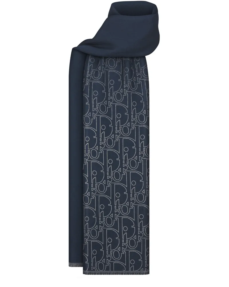 Dior Gravity Schal mit Farbverlauf Blue