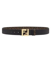 Fendi Gürtel FF Squared Black