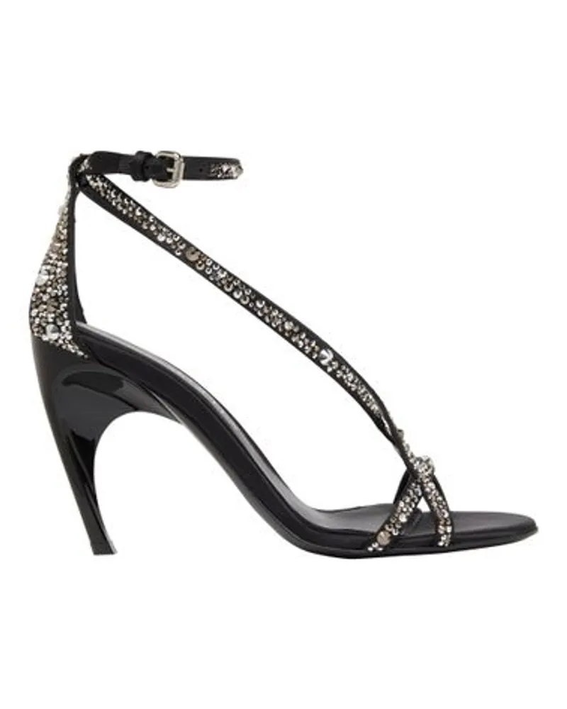 Alexander McQueen Sandalen Armadillo Black