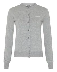 Miu Miu Strickjacke Grey