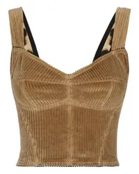 Dolce & Gabbana Bustier-Top Beige