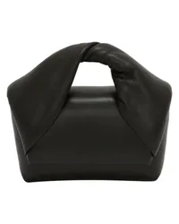 J.W.Anderson Twister-Tasche mini – Mini sac en cuir Black