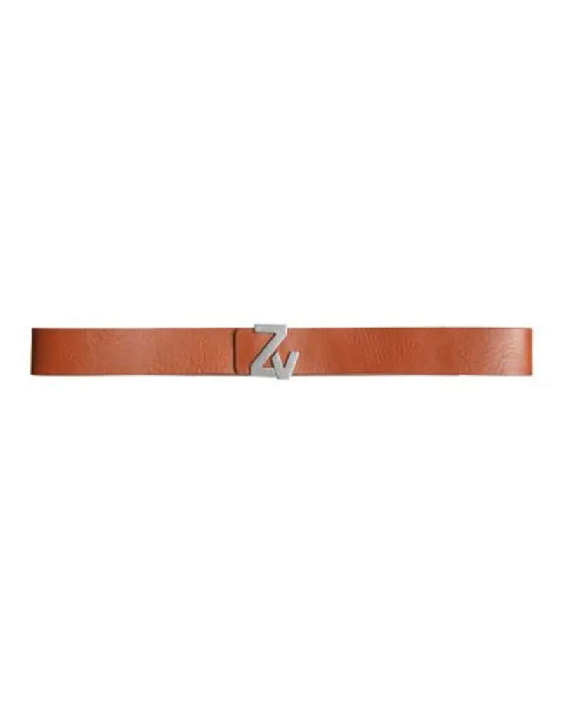 Zadig & Voltaire Gürtel ZV Initiale La Belt Brown