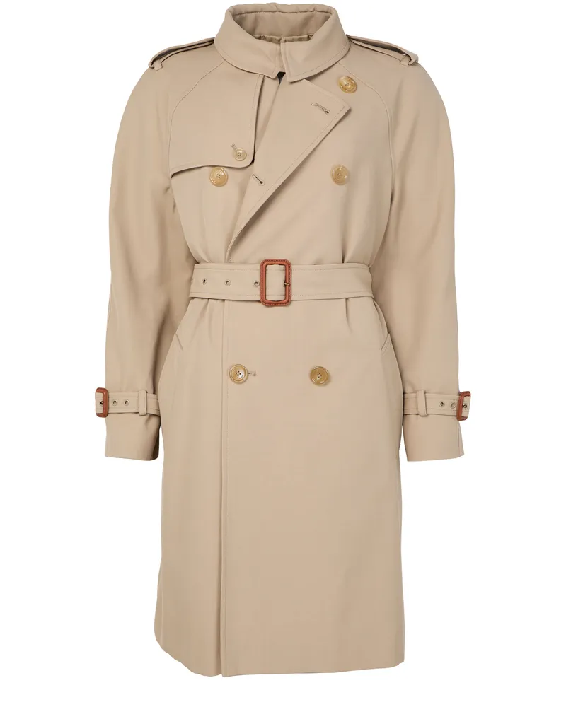 Celine Trenchcoat aus baumwolle und wollgabardine 