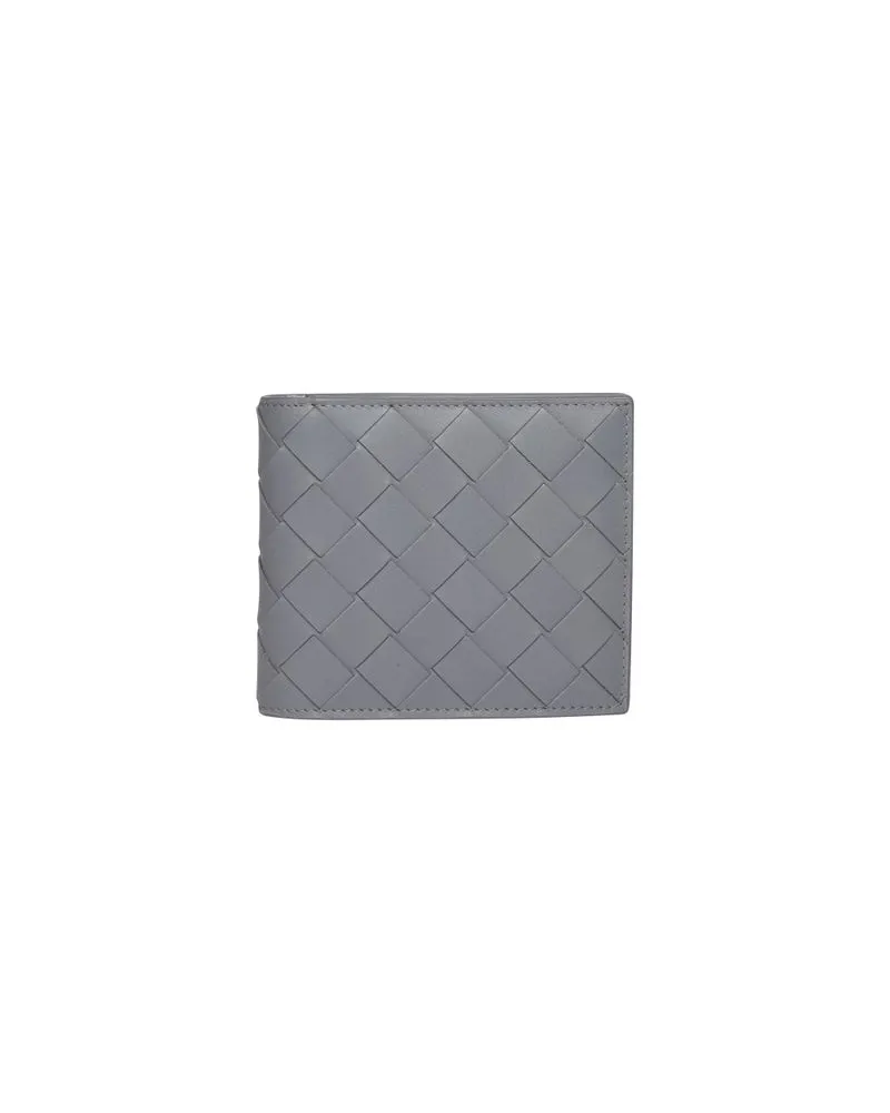 Bottega Veneta Intrecciato leather wallet Grey