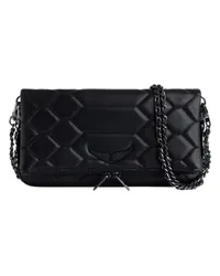 Zadig & Voltaire Clutch Rock mit Steppung Black