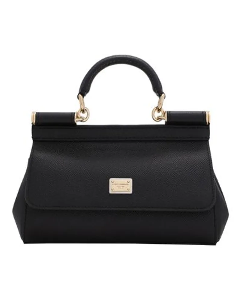 Dolce & Gabbana Kleine Handtasche Sicily Black