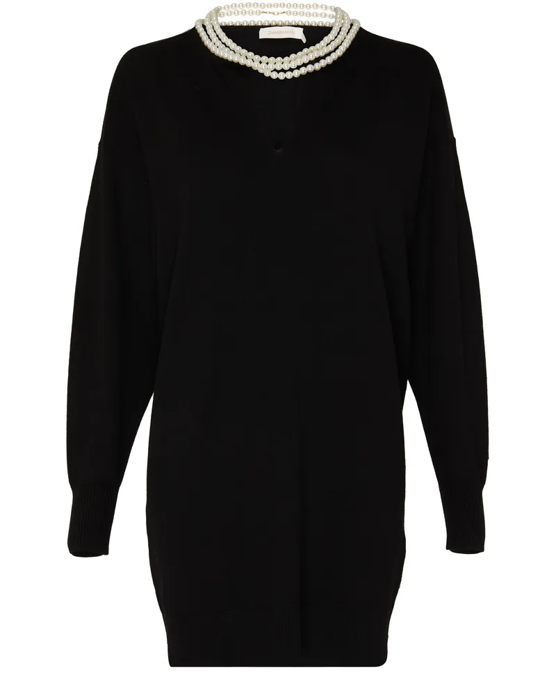 Zimmermann Crush Minikleid mit Kettendetail 