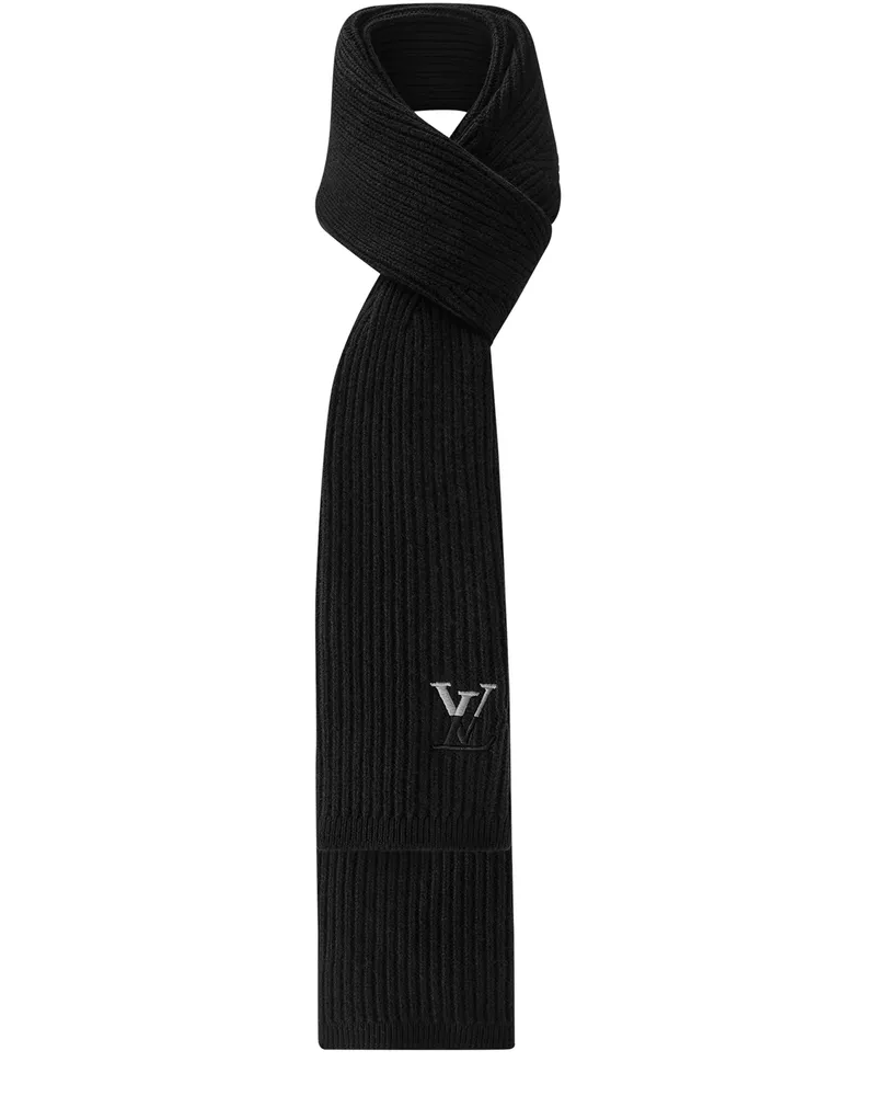 Louis Vuitton LV Dual Knit Schal Black