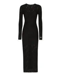 Dolce & Gabbana Langes Kleid Black