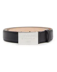 Acne Studios Ledergürtel Black