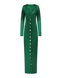 GALVAN Langes Kleid Turlington Green