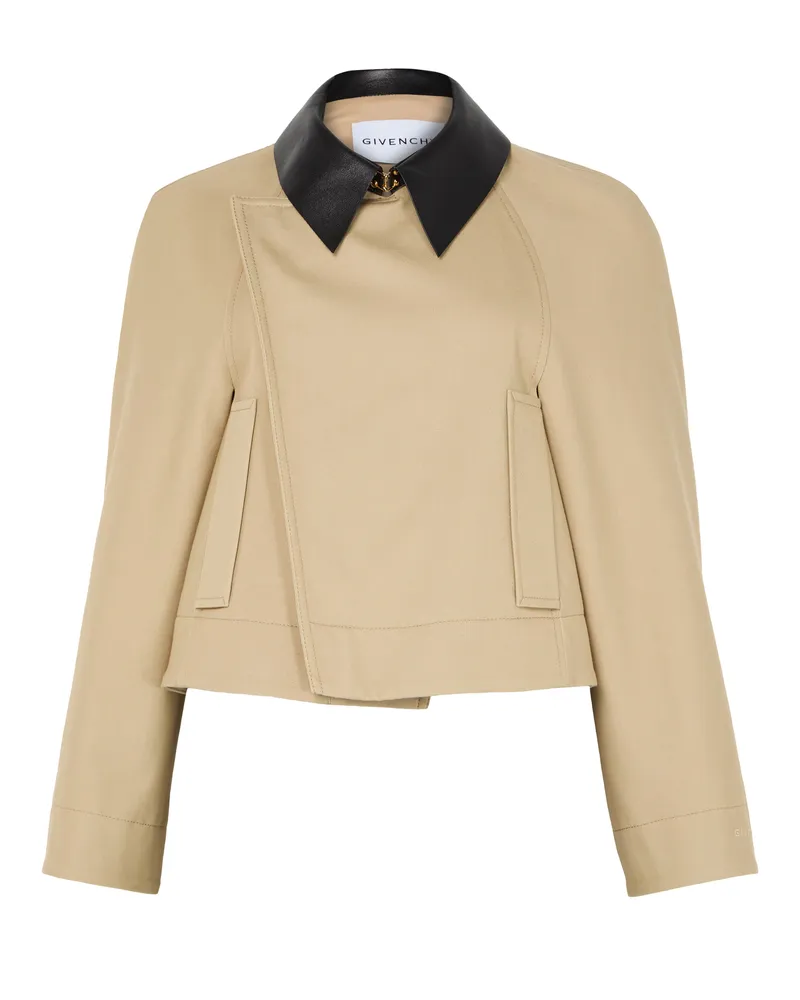 Givenchy Kurz geschnittener Caban aus Baumwolle und Wolle 