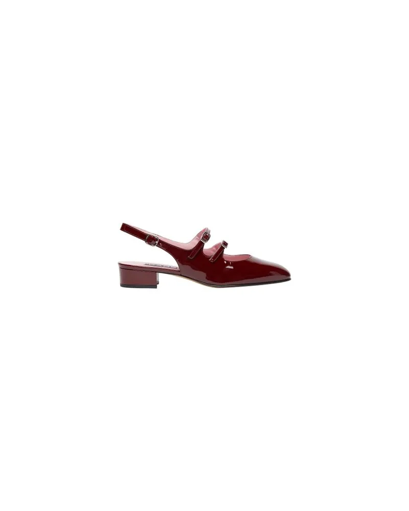 Carel Ballerinas Peche Burgundy