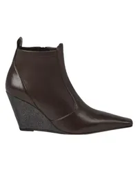 Brunello Cucinelli Wedge-Boots Brown