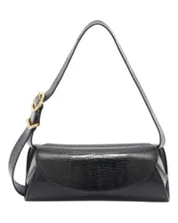 Jil Sander Mini-Tasche Cannolo Black