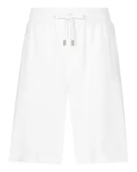 Dolce & Gabbana Joggingshorts mit Tag White