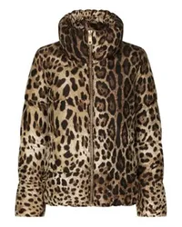 Dolce & Gabbana Wattierte Jacke Multicolor