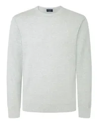 Hackett Rundhalspullover White