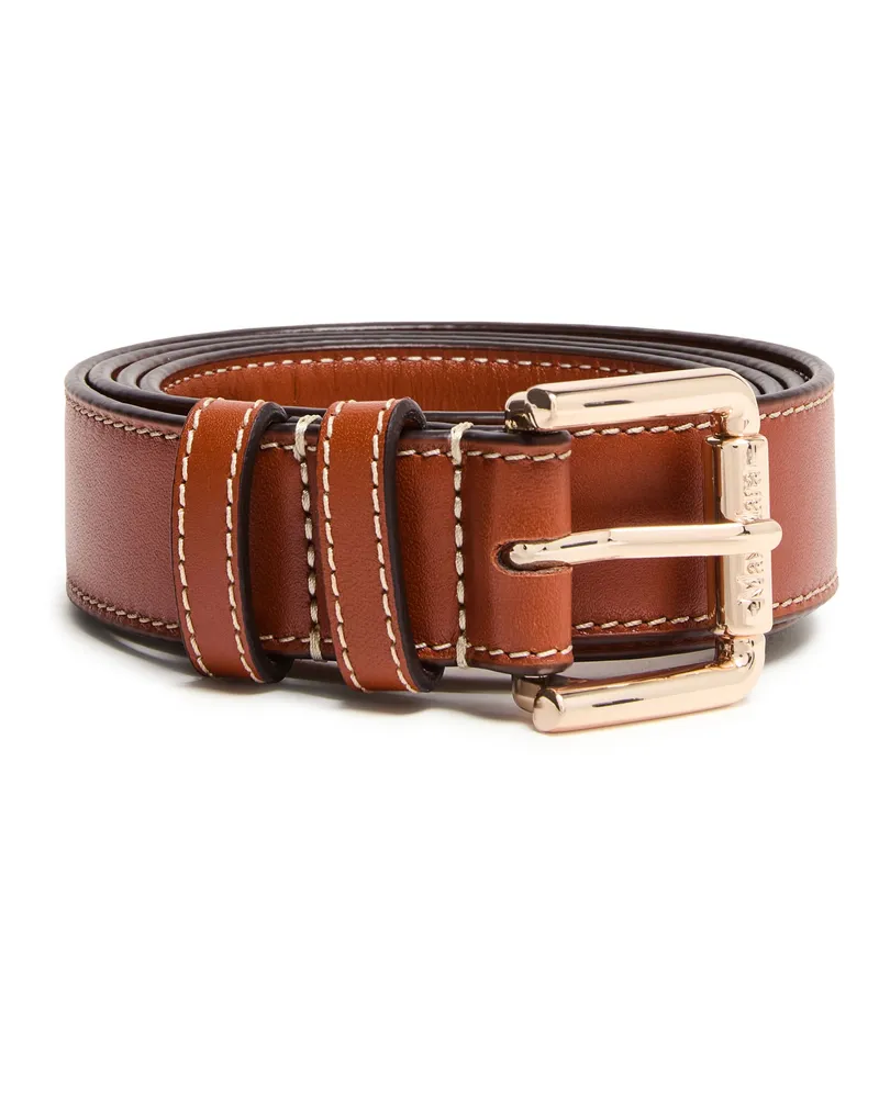 Max Mara Schnallengürtel New Buckle Brown