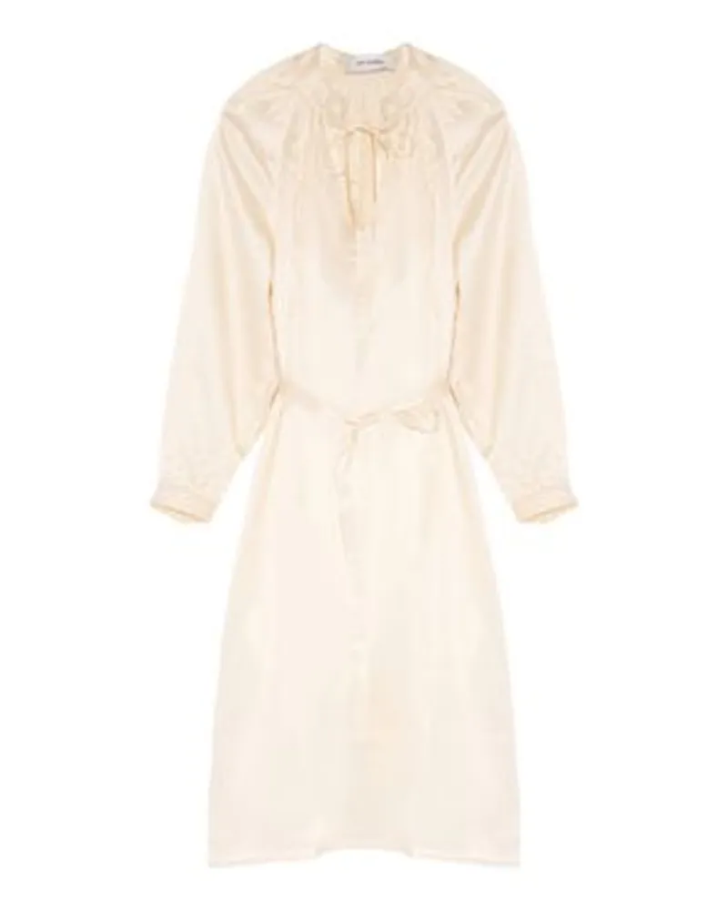 Yves Salomon Fließendes Kleid White