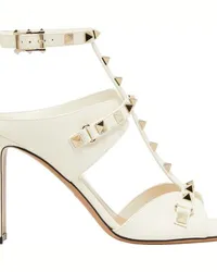 Valentino Garavani Riemchensandalen Rockstud Off-white