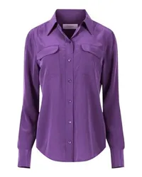 Equipment Slim Signature Shirt Purple