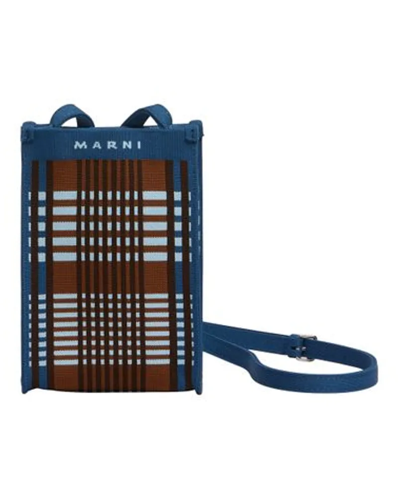 Marni Mini-Schultertasche Blue