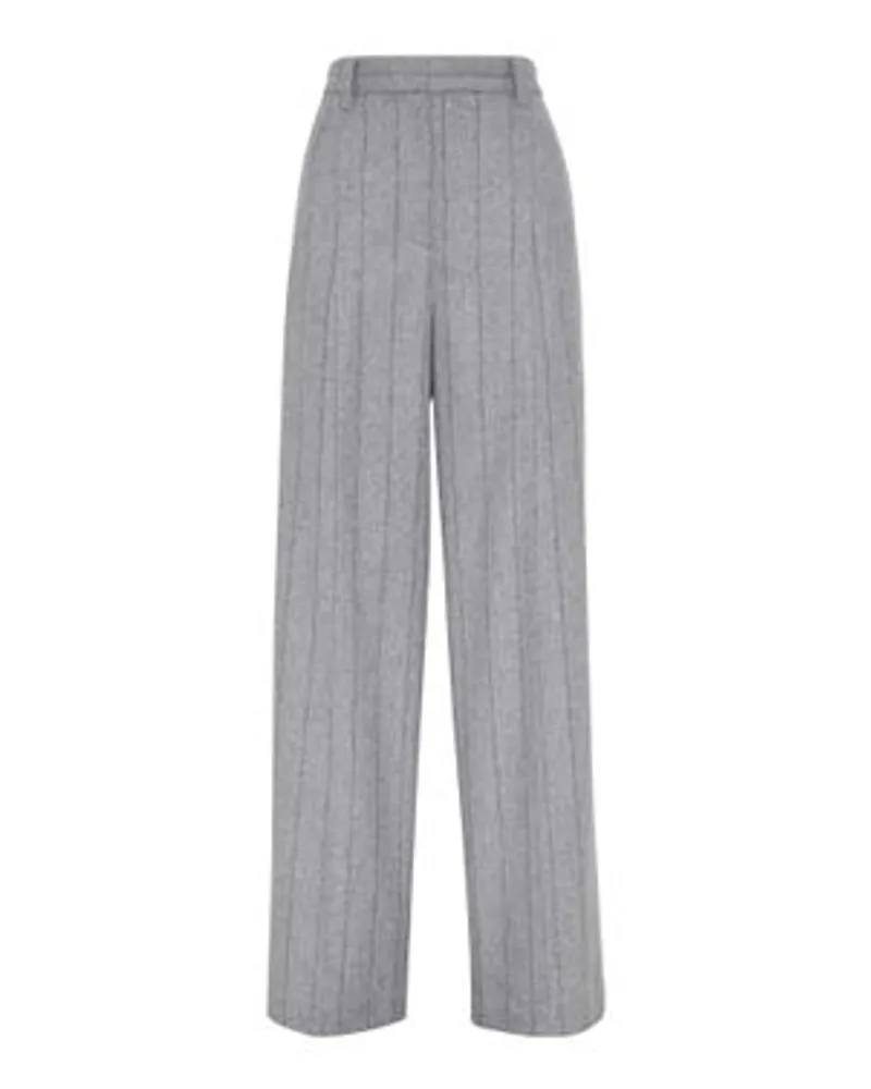 Brunello Cucinelli Relaxed Tailored-Hose Grey