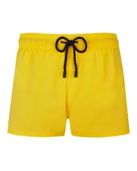 Vilebrequin Einfarbige Badeshorts Yellow