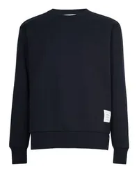 Thom Browne Sweatshirt Back Stripe Blue