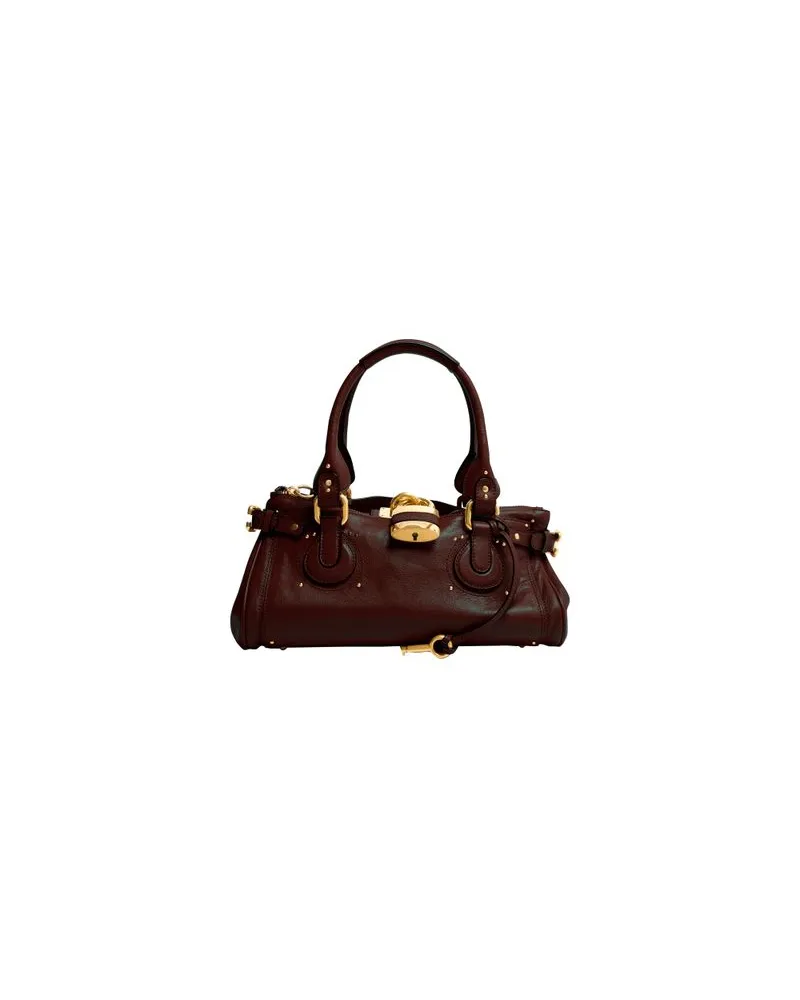 Chloé Schultertasche Paddington Brown