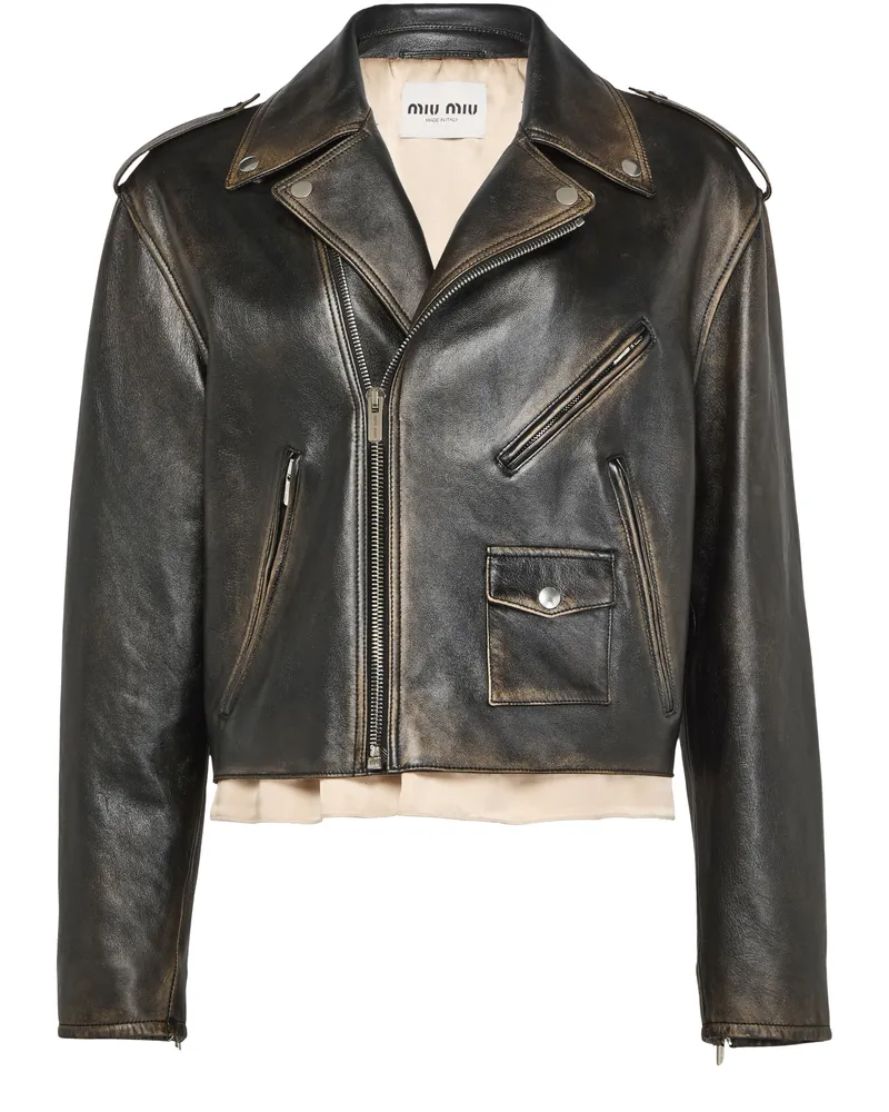 Miu Miu Lederjacke 