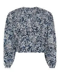 Isabel Marant Langarm-Top Gelina Blue