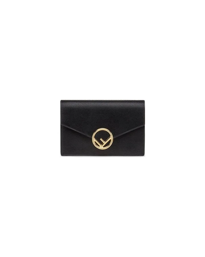 Fendi Portemonnaie Mit Tragekette Black