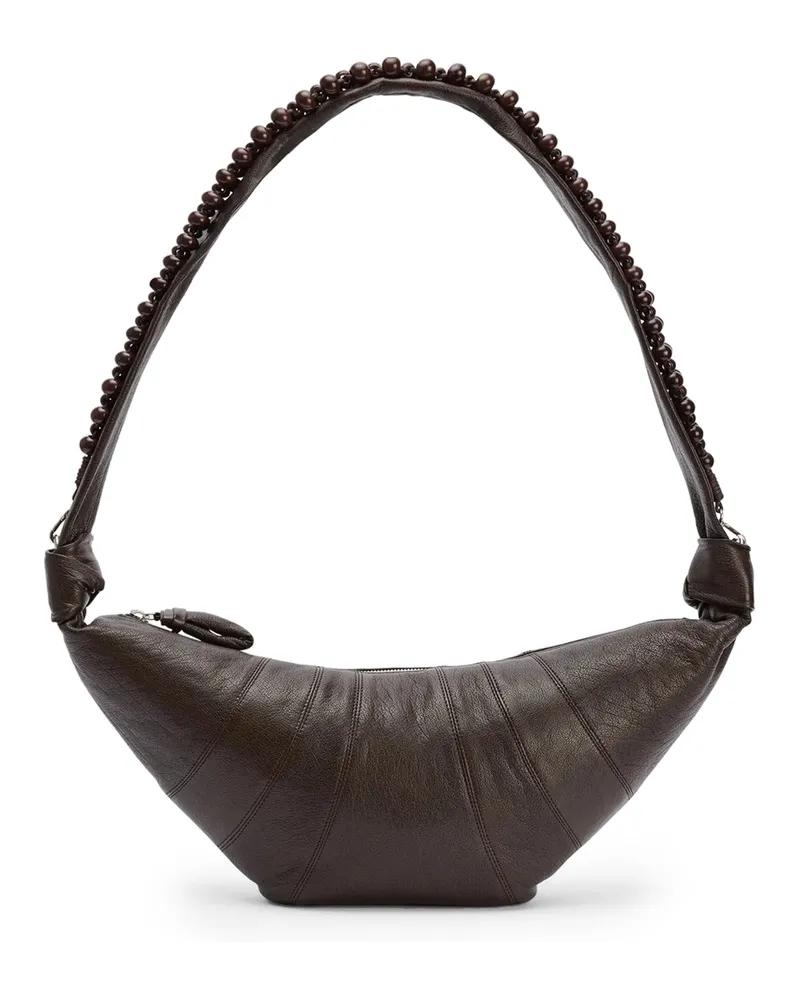 Christophe Lemaire Mittelgroße Halbmondtaschen mit Perlen 