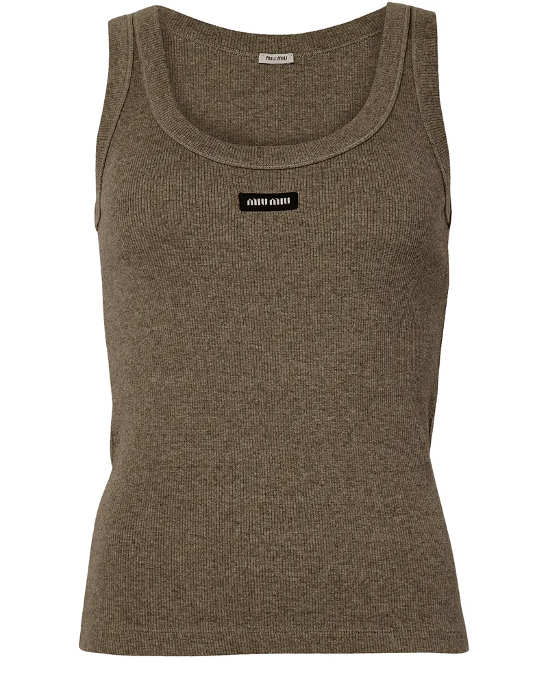Miu Miu Tanktop aus Baumwolle 