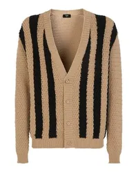 Fendi Cardigan mit V-Ausschnitt Brown