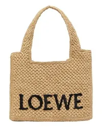 Loewe Mini Tote Bag Font Beige