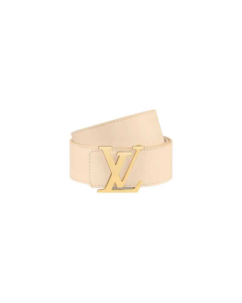 Louis Vuitton LV Initiales 40mm Reversible Belt Beige