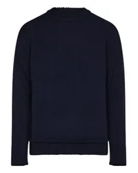 Maison Margiela Pullover Mit Ellbogen-Aufnähern Blue