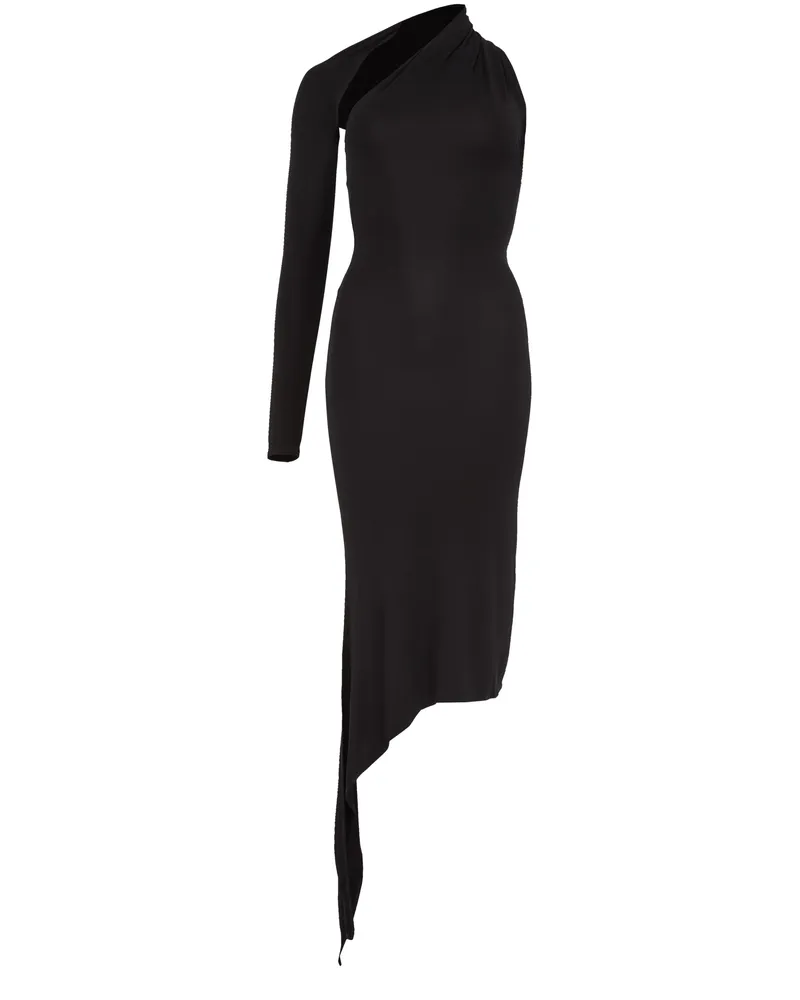Courrèges One-Shoulder-Kleid aus Crepe-Jersey 