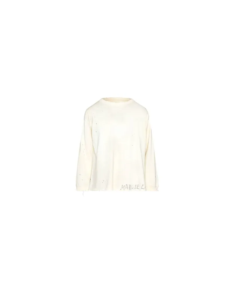 Maison Margiela Handwritten Logo Top White