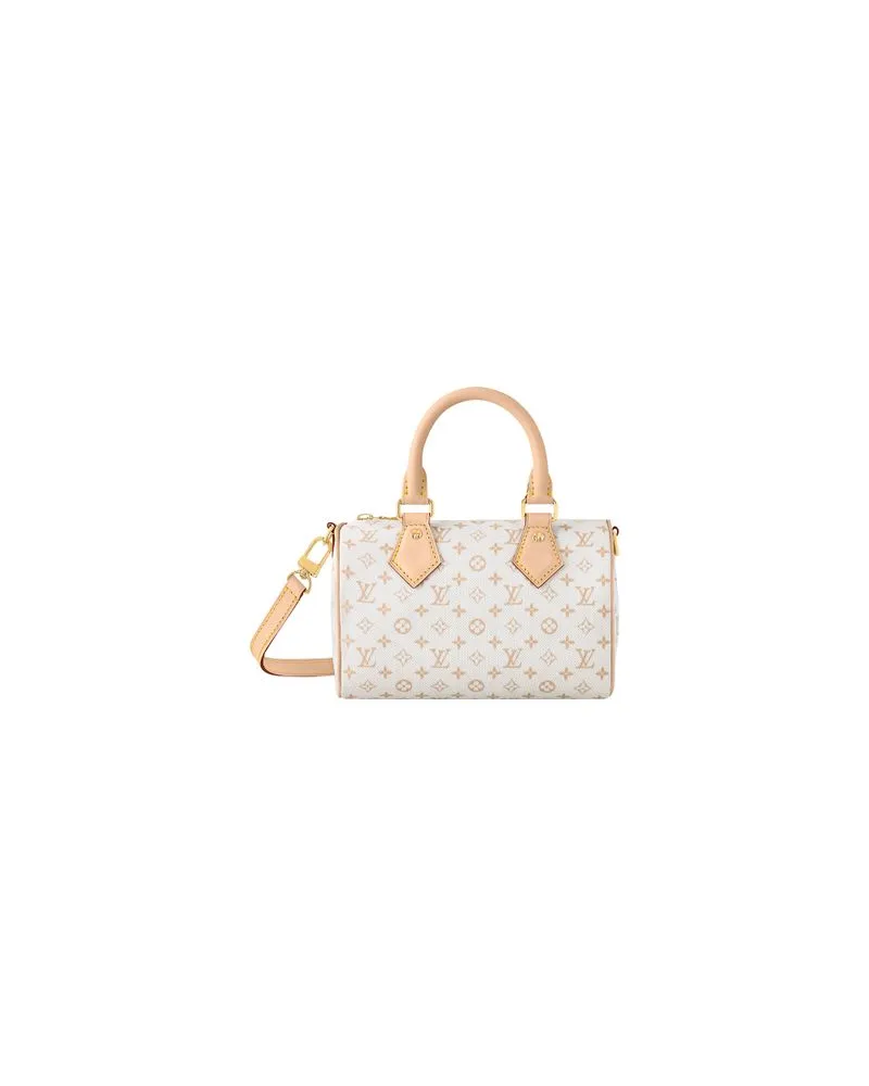 Louis Vuitton Speedy 20 mit Schulterriemen White