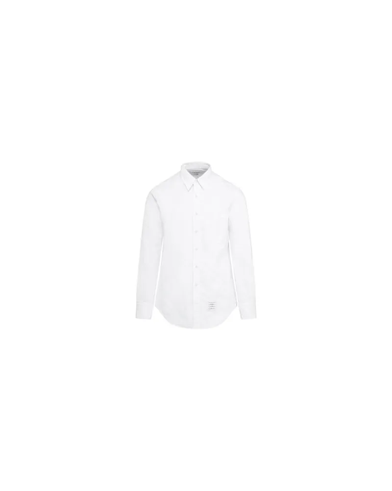 Thom Browne Hemd mit Slim Fit White