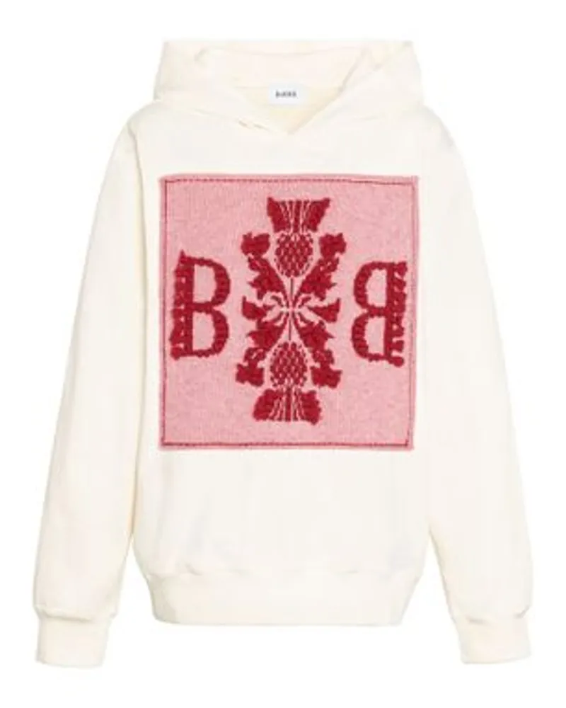 Barrie Hoodie mit Logo-Patch Pink