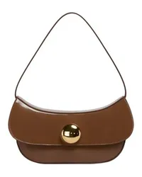 Marni Handgefertigte Hobo-Tasche Butterfly Brown