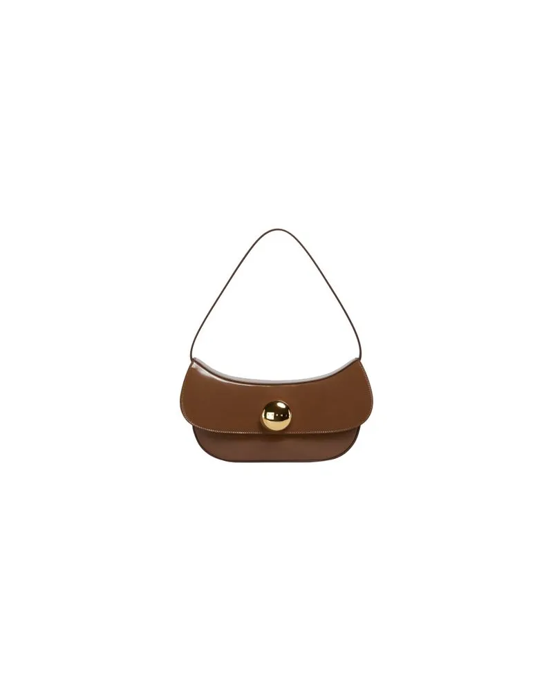 Marni Handgefertigte Hobo-Tasche Butterfly Brown