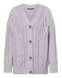 Alberta Ferretti Oversized-Cardigan Grey