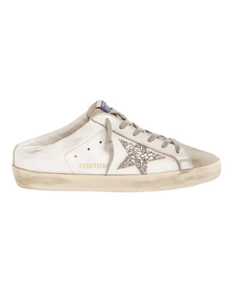 Golden Goose Superstar-Sabot Sneakers White